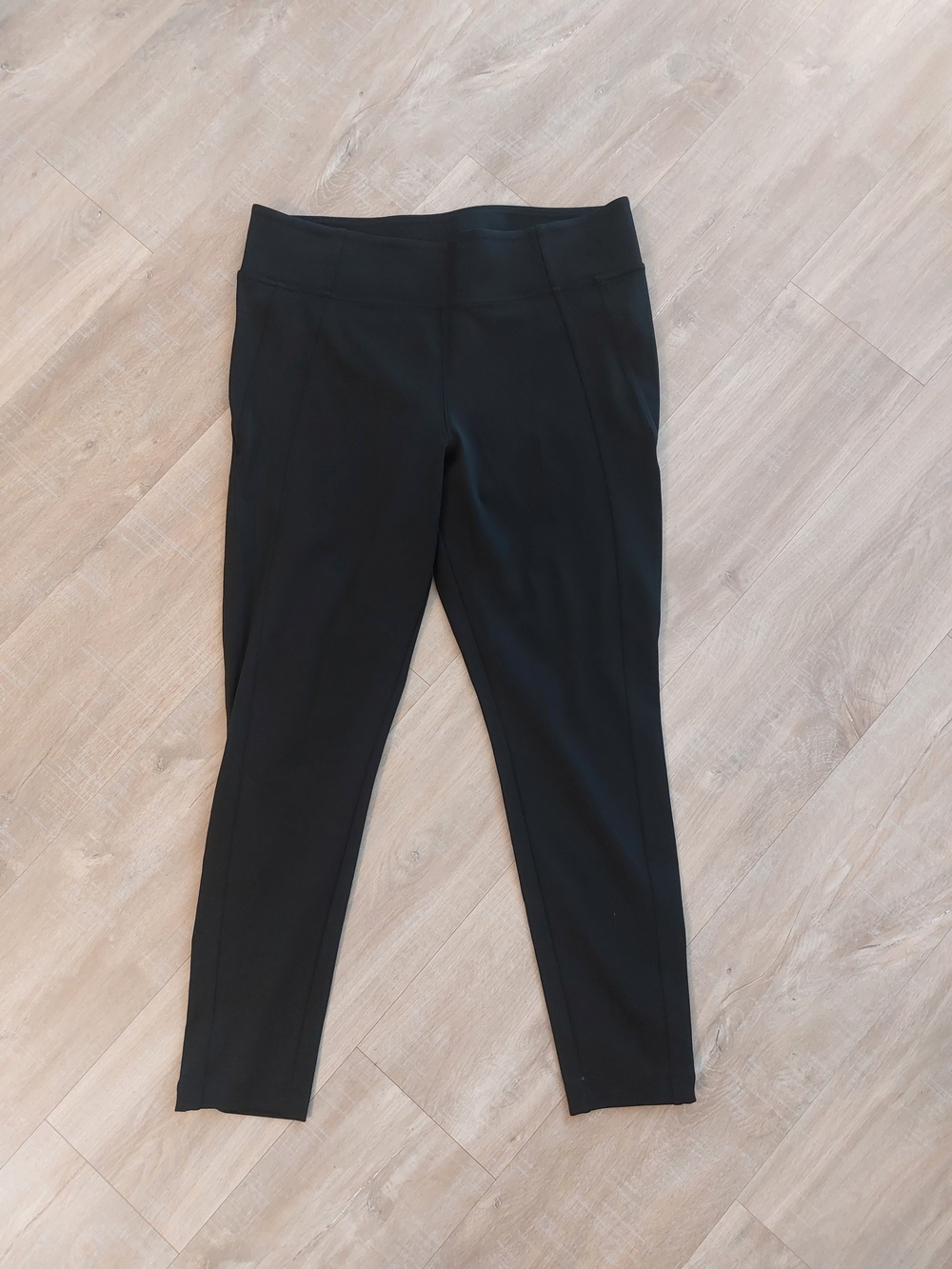 Athleta Black Tapered Pull-On Ponte Pants